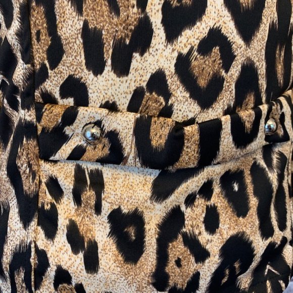 Lisa International Animal Print Jacket Size PS - Picture 10 of 11